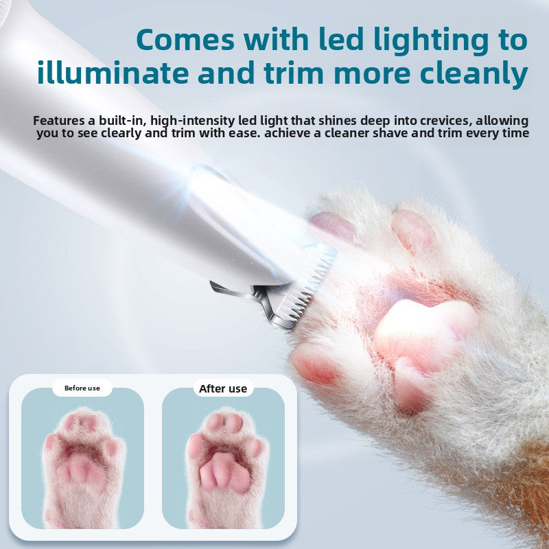 Quiet waterproof pet paw trimmer for dogs and cats, photo 3 of 6