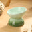 Ceramic Raised Pet Bowl with Gradient Finish for Cats and Small Dogs, Food or Water