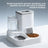 Automatic Pet Feeder and Water Dispenser for Pets with Optional Steel or Ceramic Bowl