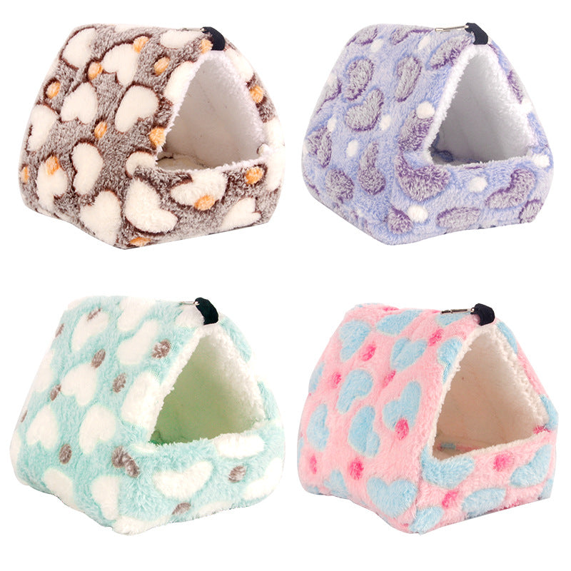 Camel paw print small pet sleeping bag for hamsters, view 1