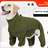Four leg fleece lined padded dog coat, available in 2 colours, image 2