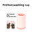 Soft Rubber No-Wipe Paw Cleaner Cup for Dogs and Cats