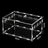 Ventilated acrylic enclosure for spiders and small reptiles, close-up detail view