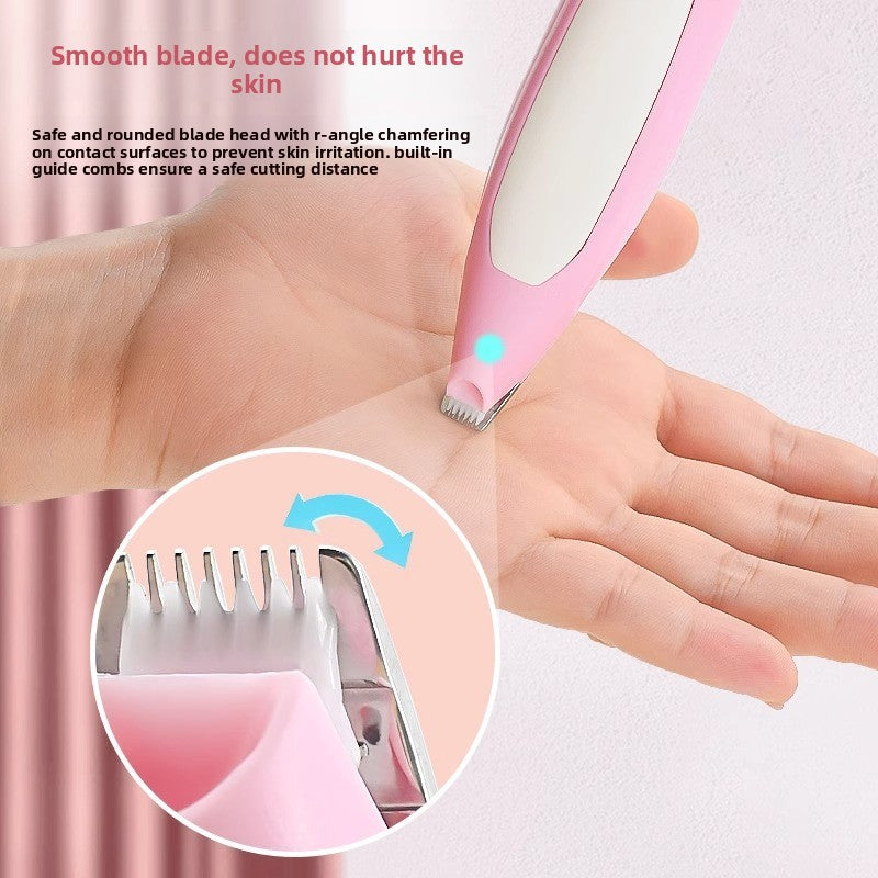 Mini Paw Hair Trimmer with LED Light, Battery or USB Rechargeable