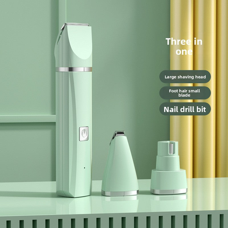 Quiet Cordless Clipper Kit with 4 Guide Combs, Oil and Cleaning Brush
