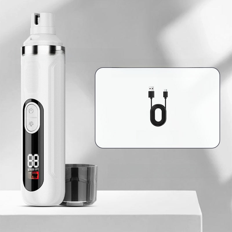 Splash-Proof Pet Nail Grinder with LED Digital Display