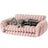 Fluffy plush double-layer pet sofa bed for cats, photo 6 of 7
