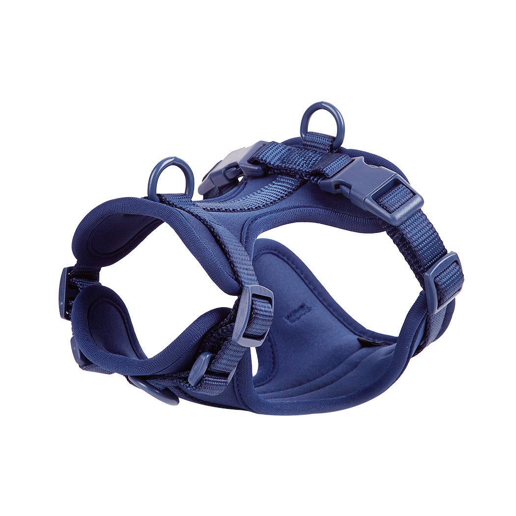 Waterproof PVC dog harness set in 24 colour options