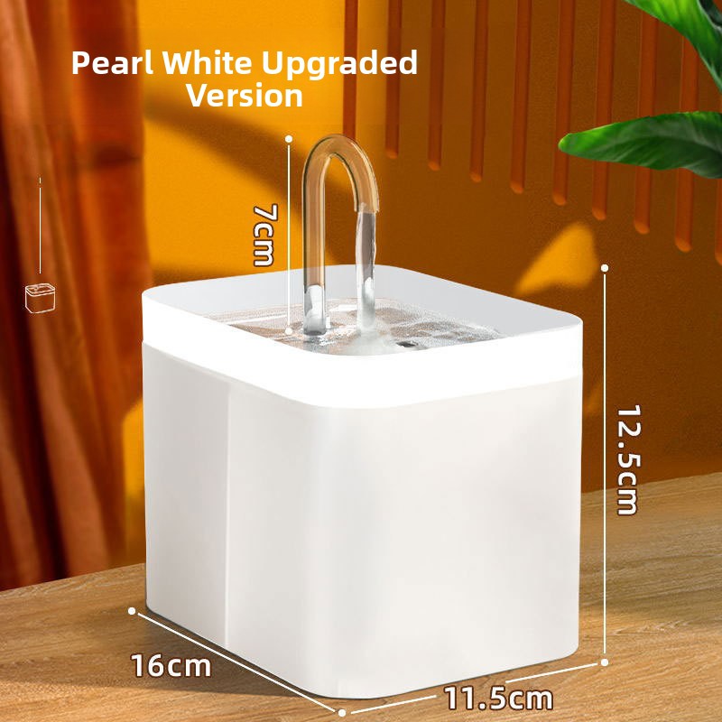 Automatic 1500ml Circulating Pet Water Dispenser with Silent Pump and Anti-Dry Protection