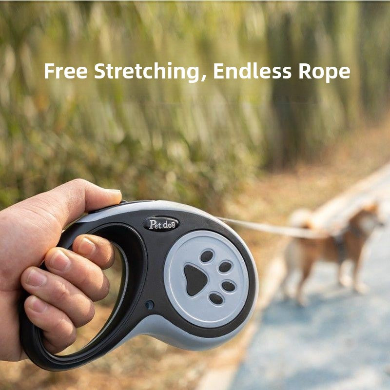 Paw print pet lead for dogs and cats, ideal for everyday use