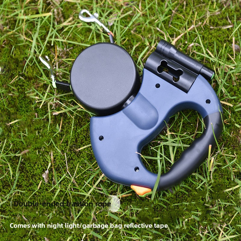 Dual head retractable dog lead with LED light, product image 3