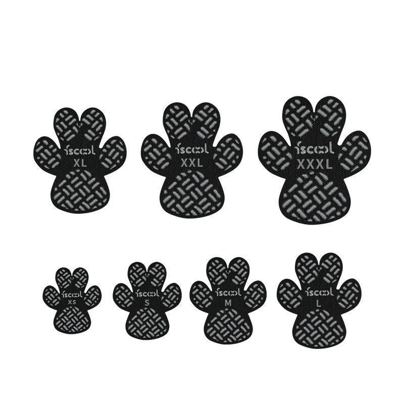 Anti-slip dog paw grip pads pack of four in black, product image 5