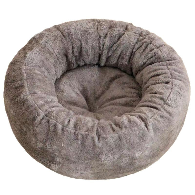 Round arctic velvet pet nest mat, photo 5 of 14