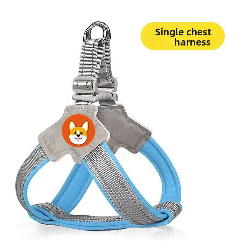Reflective vest dog harness, ideal for everyday use