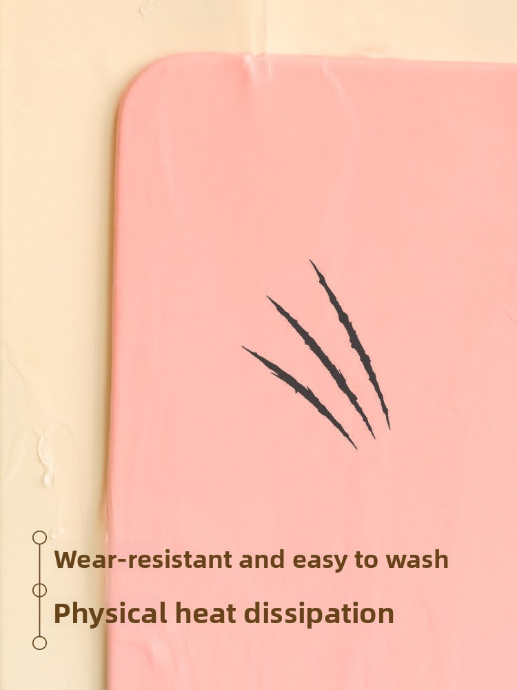 Pink ceramic heat relief pad for small pets
