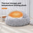Semi-enclosed shell cat bed with plush lining, shown in 8 colours and styles
