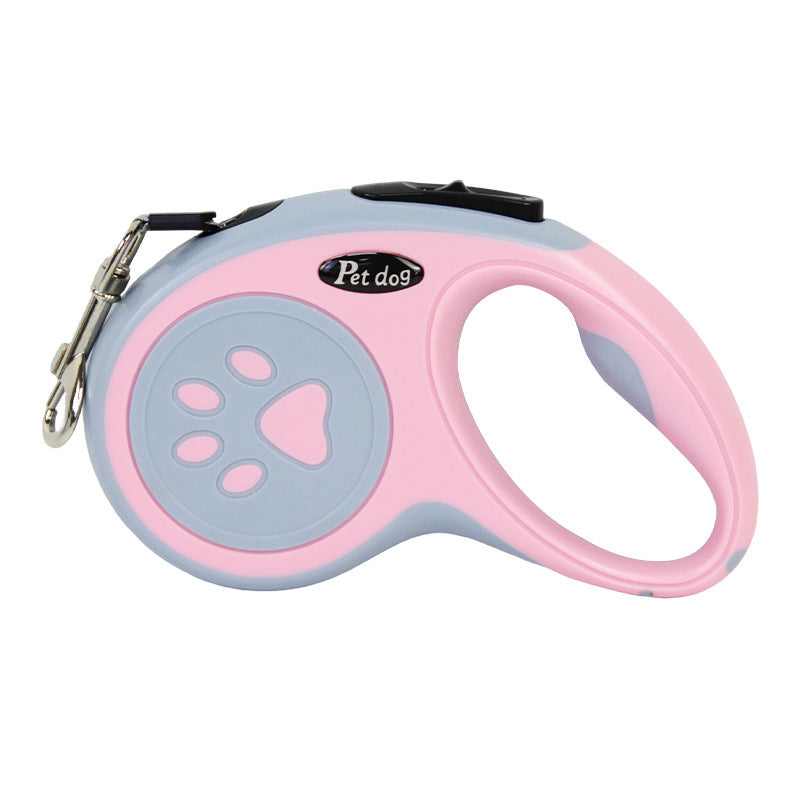 One-button retractable dog lead, main product photo from Pet Royale UK