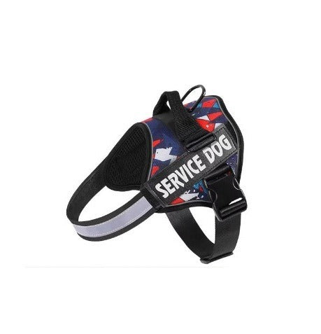 Reflective dog harness and lead set, 6 sizes available