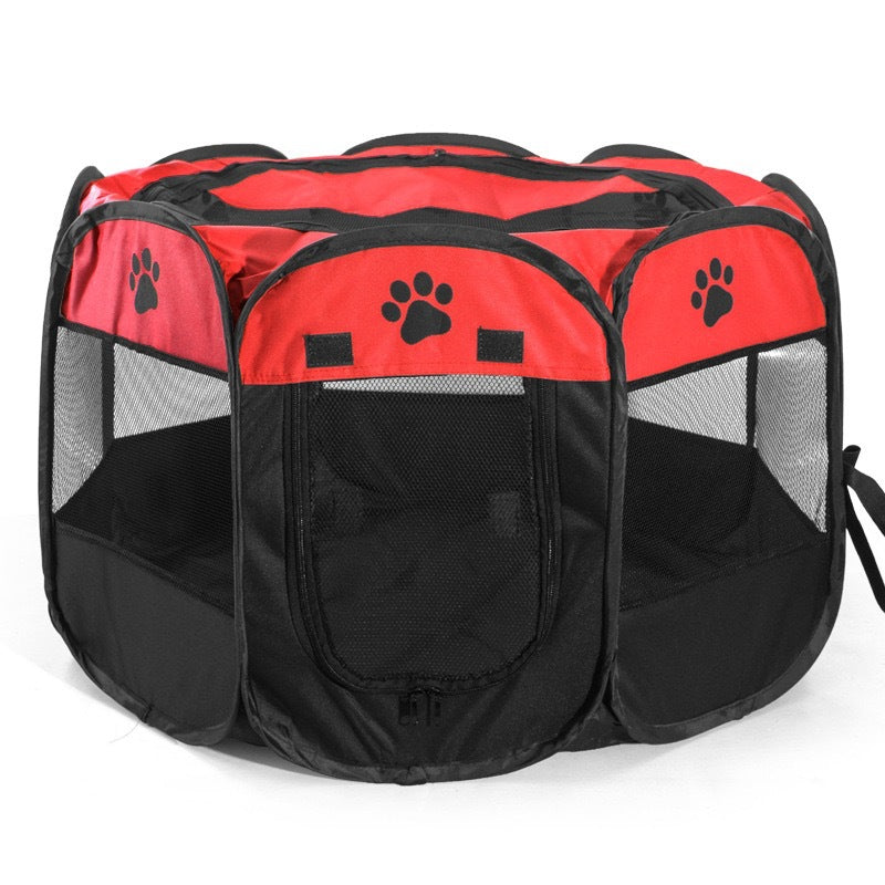 Foldable Oxford cage for cats and small dogs, product overview photo