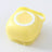 Pet bath brush with shampoo dispenser, further angle view