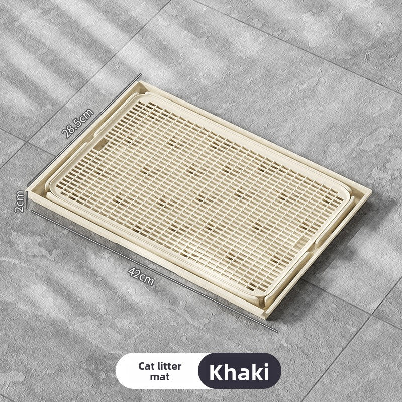 Extra Large Stainless Steel Cat Litter Box with Anti-Splash Cover