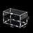 Clear acrylic reptile habitat box, second detail photo