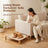 Wooden Raised Pet Camp Bed with Removable Washable Cover