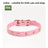 Cartoon PU leather pet collar, 3 sizes available