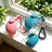 Foldable spherical pet water bottle with hook, product image 1