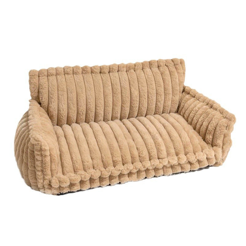 Plush pet sofa bed with removable pad for dogs and cats, photo 7