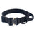 Wide tactical dog collar with cobra buckle in Red, showing size and shape