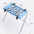 Foldable pet grooming table with quick-dry mesh top, photo 4 of 10