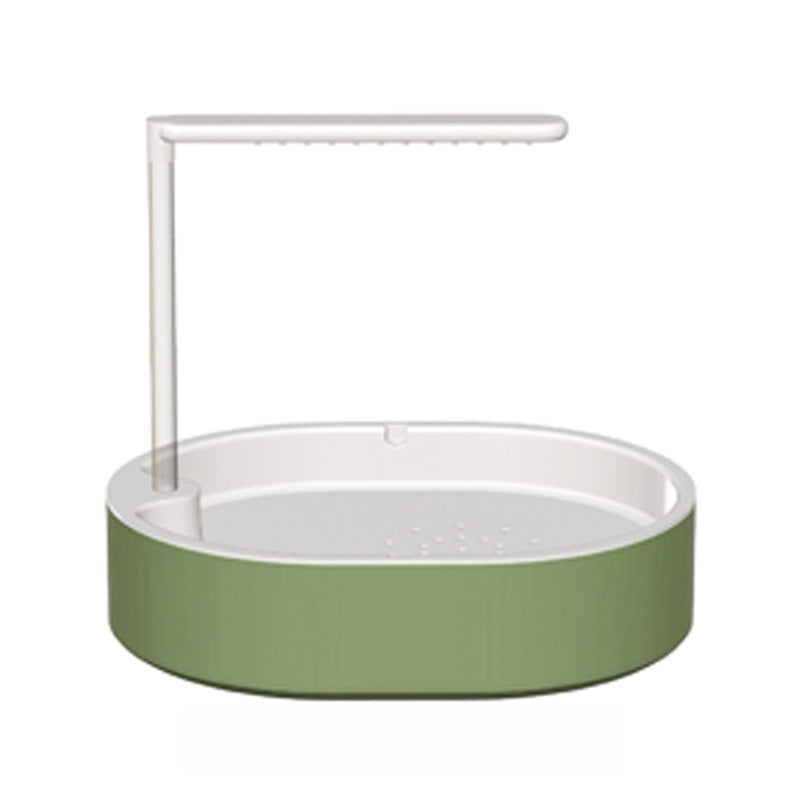 Circulating bird bath shower basin with perch stand for parrots, view 10