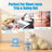 2.6L Transparent Flowing Water Pet Fountain with Smart Sensor and Circulating Filter