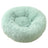 Light grey round deep sleep pet bed with soft plush, photo 58