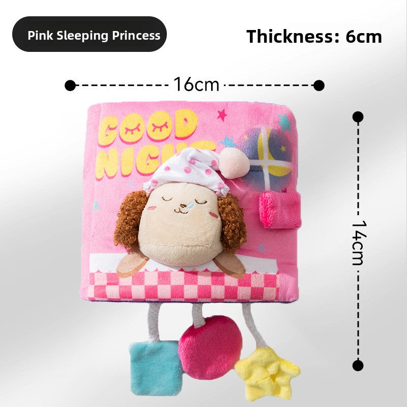 Cat playing with a soft fabric treat dispensing puzzle book toy - photo 4