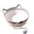 Grey cotton rope cat bed with scratcher and play ball, view 2