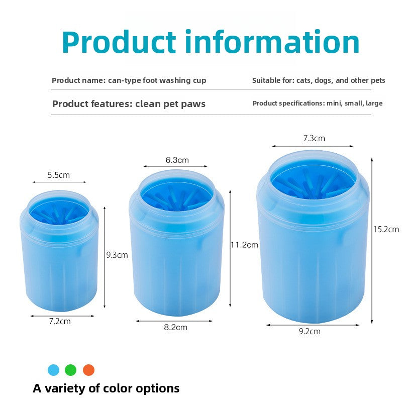 Silicone Paw Cleaning Cup for Dogs and Cats, Muddy Paw Washer