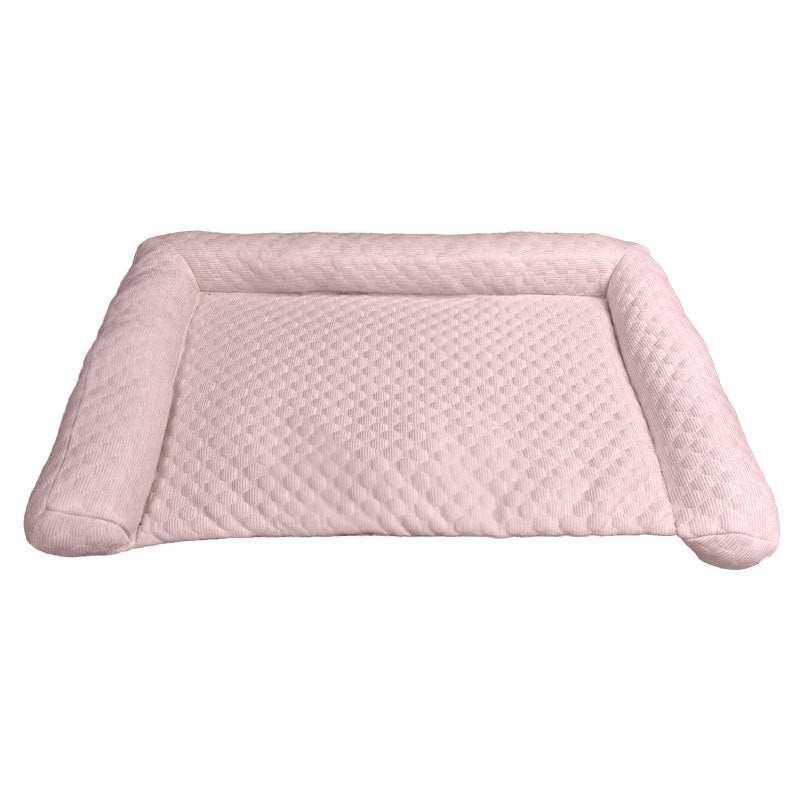 Lightweight pastel cooling mat for dogs, detail and texture view
