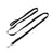 Thick nylon dog walking lead 238cm long, product photo