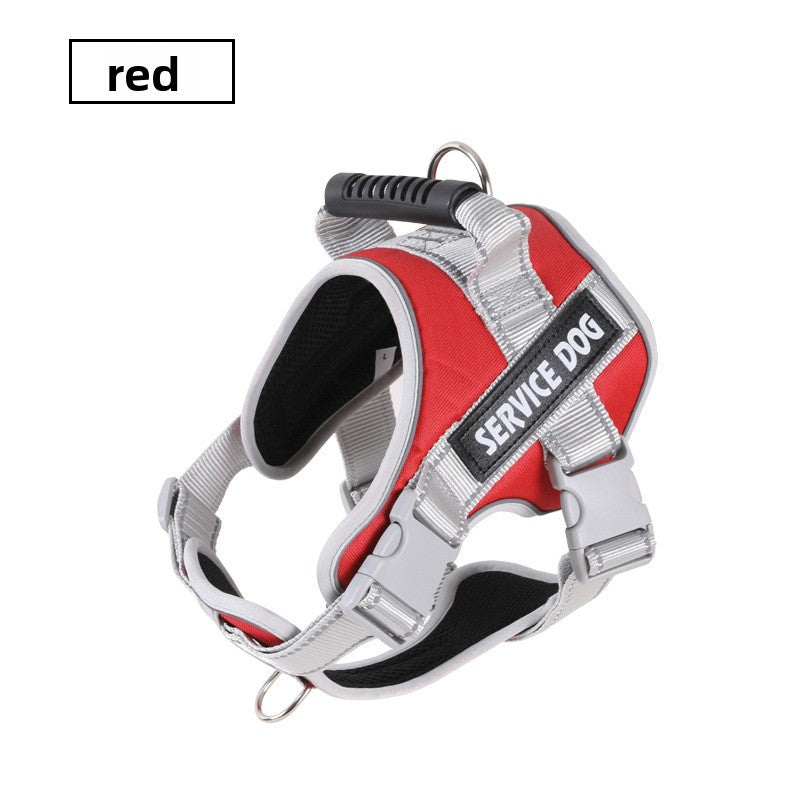 Reflective no-choke dog harness in 4 colour options