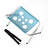 Hanging pet grooming hammock for dogs and cats in Blue