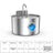 Automatic Pet Water Dispenser Stainless Steel 3.2L