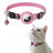 Slim polyester cat collar with bell and AirTag holder, tag not included, product image 7