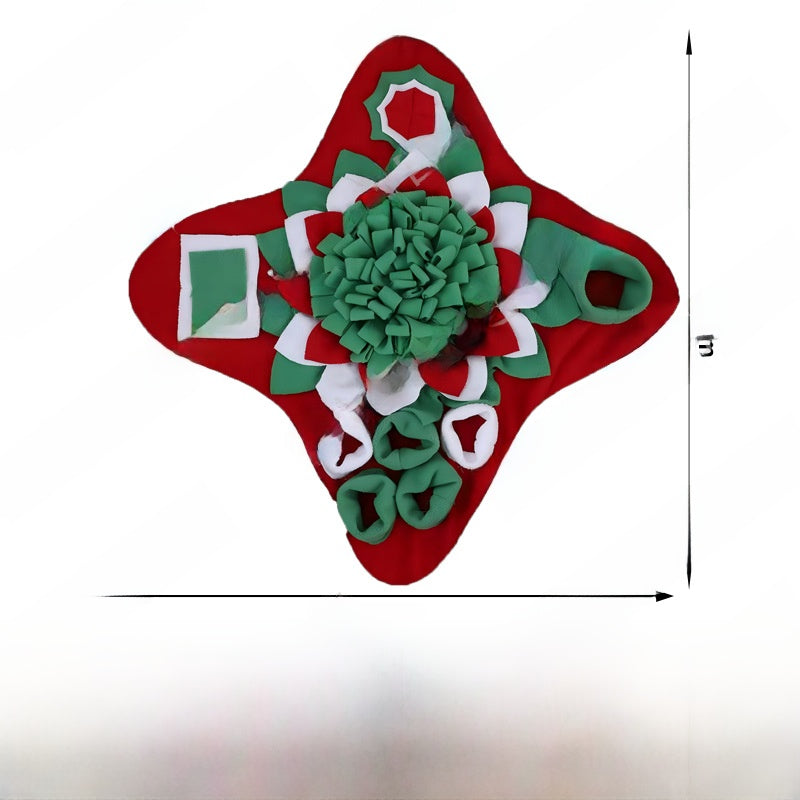 Dog Puzzle Snuffle Mat for Slow Feeding - Mental Stimulation Sniffing Pad in Many Shapes