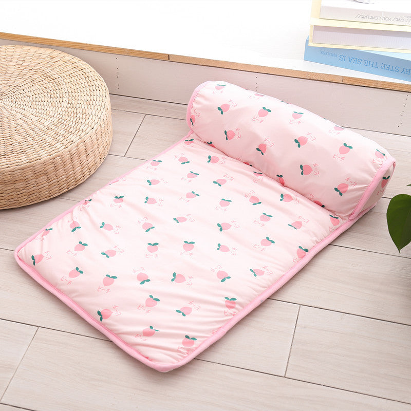 Ice silk pet cooling mat with built-in pillow, photo 7 of 15