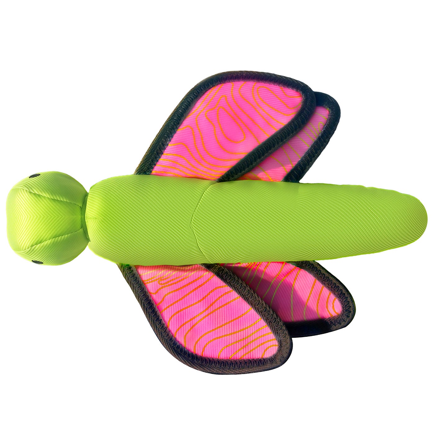 Squeaky Oxford cloth dog toy in animal shape for fetch and chew play, view 9