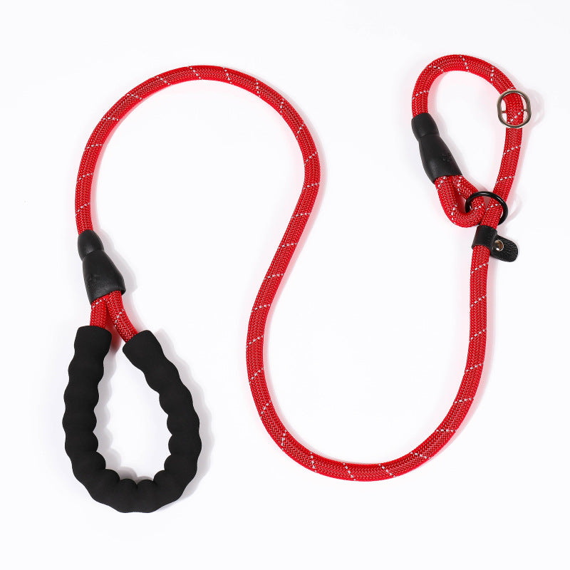 Nylon rope dog lead in 4 colour options