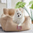 Portable dog car seat bed on a back seat for travel, photo 8