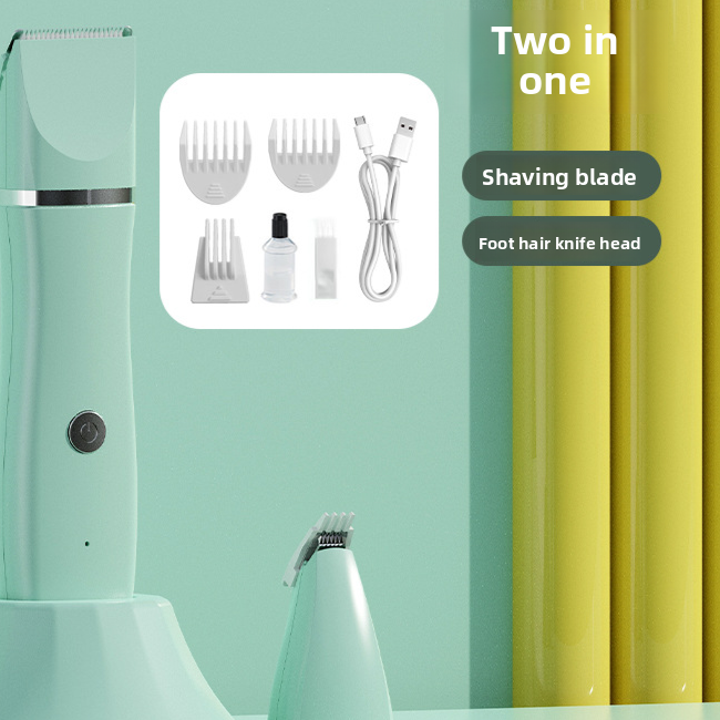 Cordless Pet Clipper Set with Charging Base for Dogs and Cats